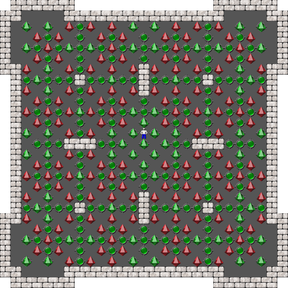 Sokoban Sasquatch 06 Arranged level 77